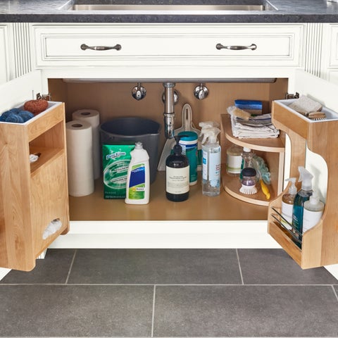 Sink Base Multi-Storage Shelf Kit