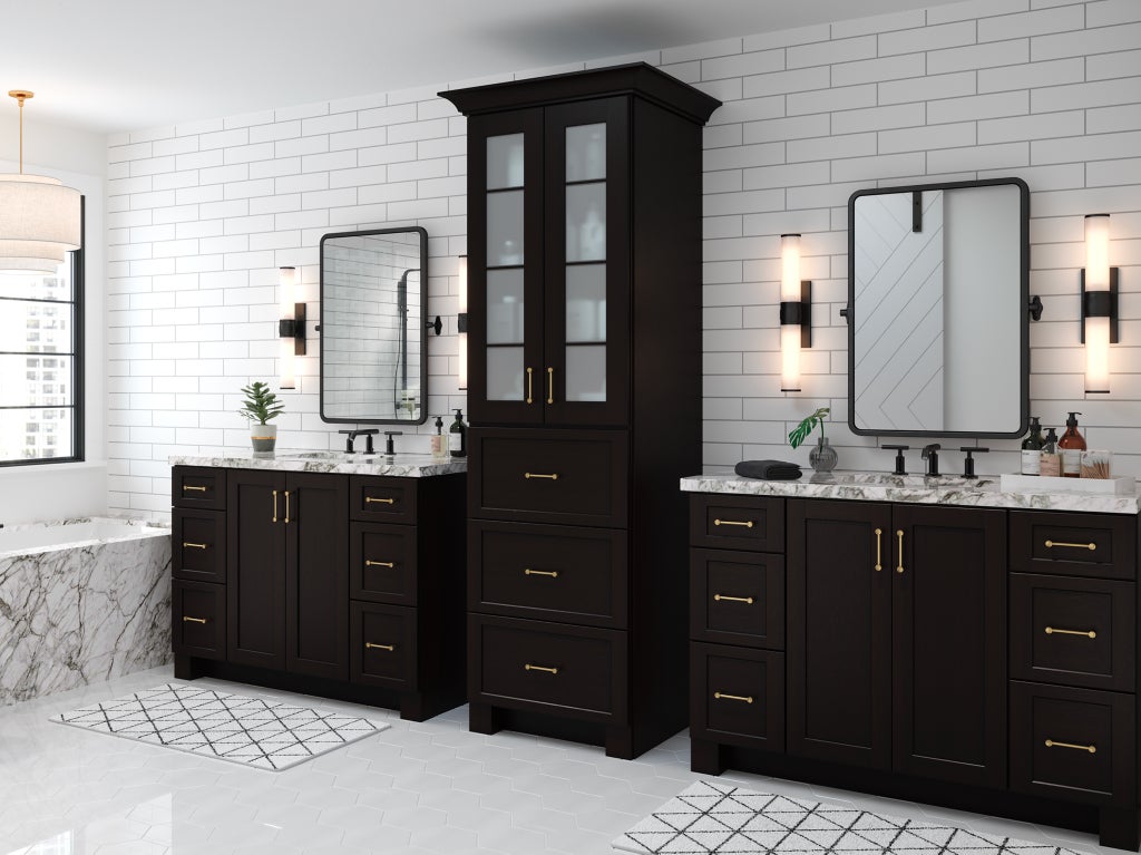 Black Kitchen & Bathroom Cabinets - Waypoint Living Spaces